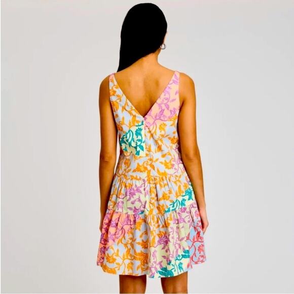 Derek Lam 10 Crosby COLETTE A-LINE DRESS‎ IN MULTICOLOR Size 2 NWT - Picture 2 of 10